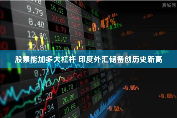股票能加多大杠杆 印度外汇储备创历史新高
