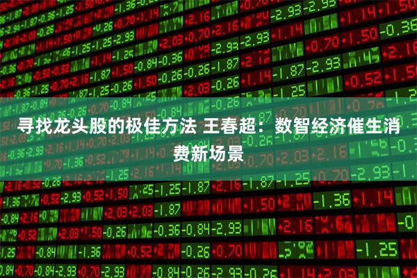 寻找龙头股的极佳方法 王春超：数智经济催生消费新场景